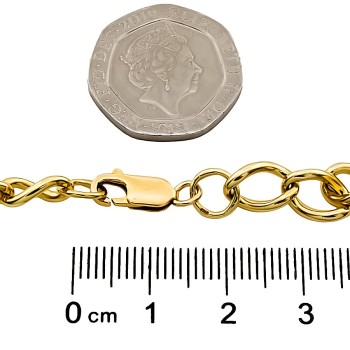 9ct Gold 13.2g 8 inch Curb Bracelet